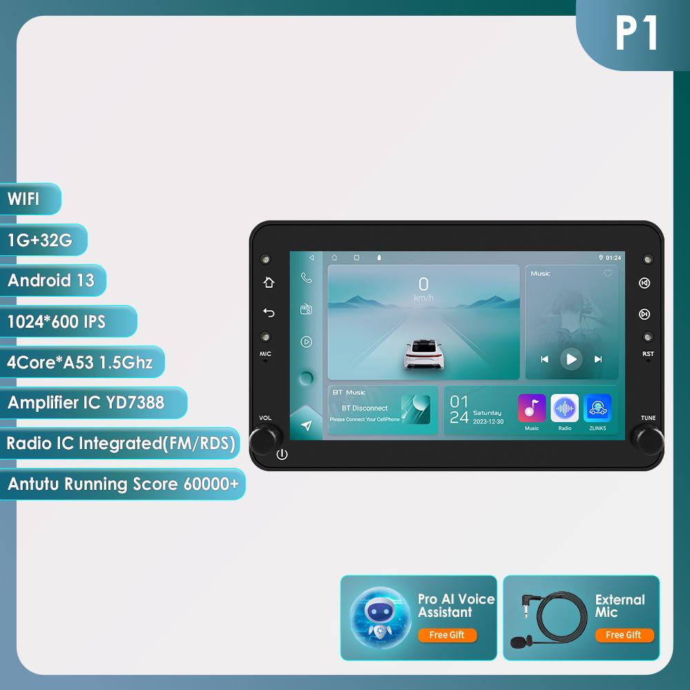 

OSSURET Интеллектуальное GPS Авторадио Carplay 4G 2Din Android 13 Автомагнитола для Alfa Romeo Brera Spider 159 Sportwagon Мультимедийный Видеоплеер Навигация P1 4Core 1G 32G AI