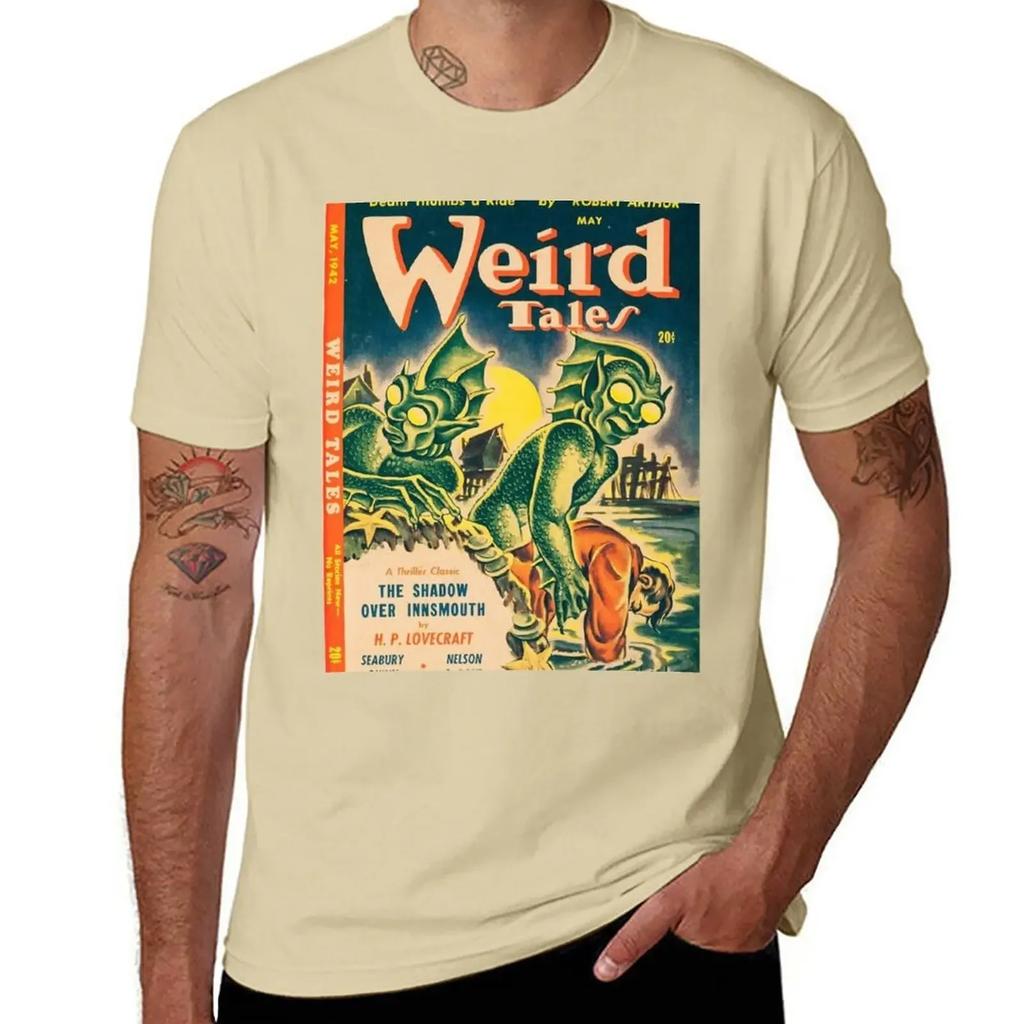 Weird Tales T-Shirt tops customizeds Blouse mens cotton t shirts