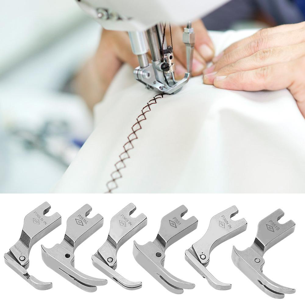 6PCs Presser Foot Single Needle Sewing Machine Accessories Industrial Spare Parts Steel