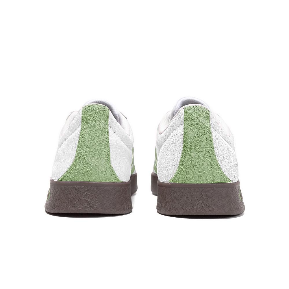 Adidas Neo Vl Court Camellya, Amber Leather Slip Resistant Slip Resistant Low top Skateboard Shoes Unisex Green HQ1802(Team189-)