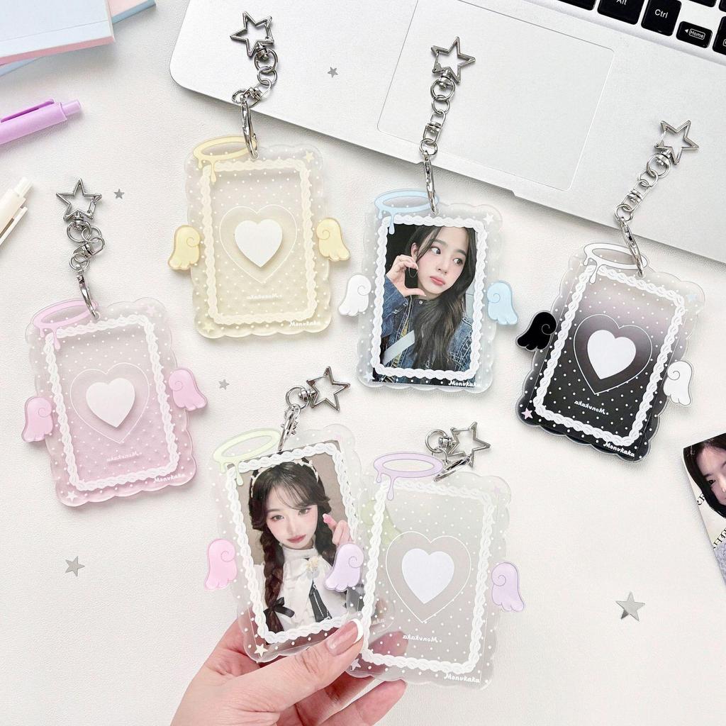 Original Angel Wings Cream Acrylic Small Card Sleeve