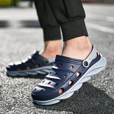 Fashionable Breathable Wear-resistant Lightweight Men's Garden Shoes Sandals Men's Slippers