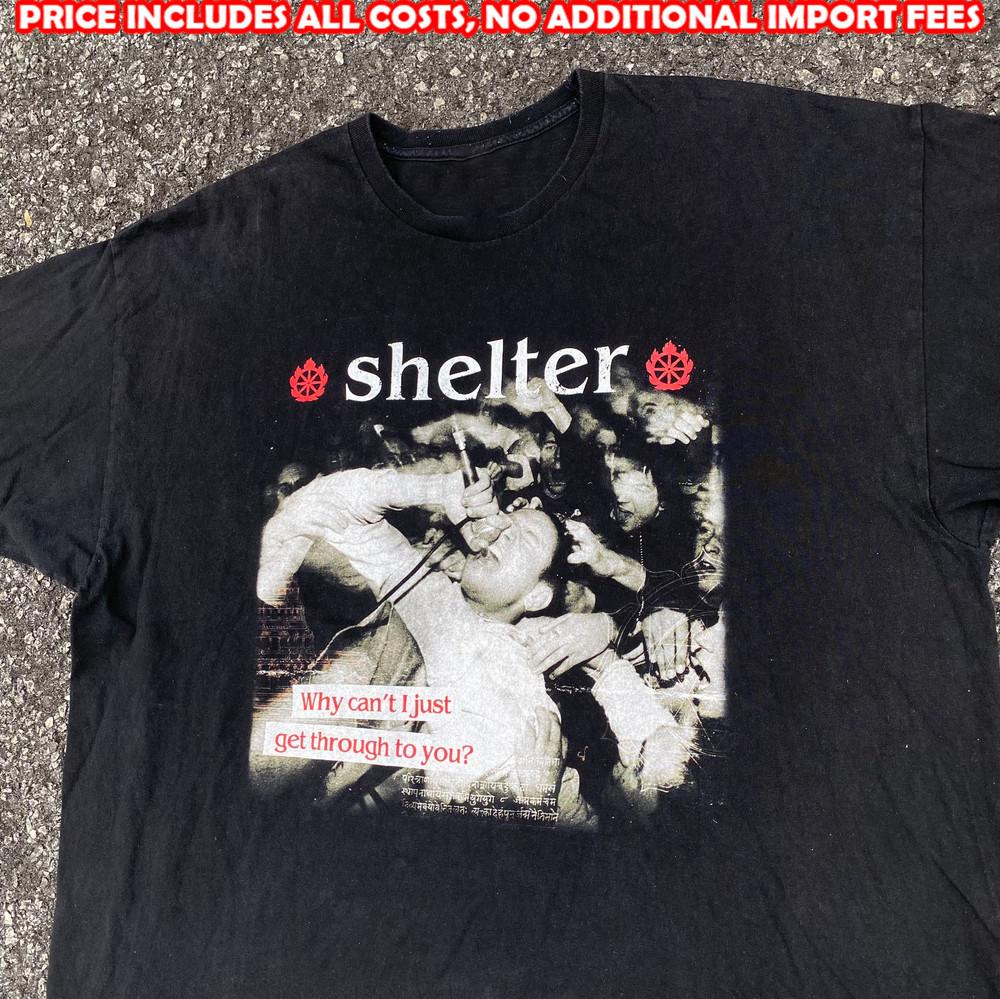 Rare Shelter Band Hardcore  S to 5 XL SE375 Unisex T-Shirt S