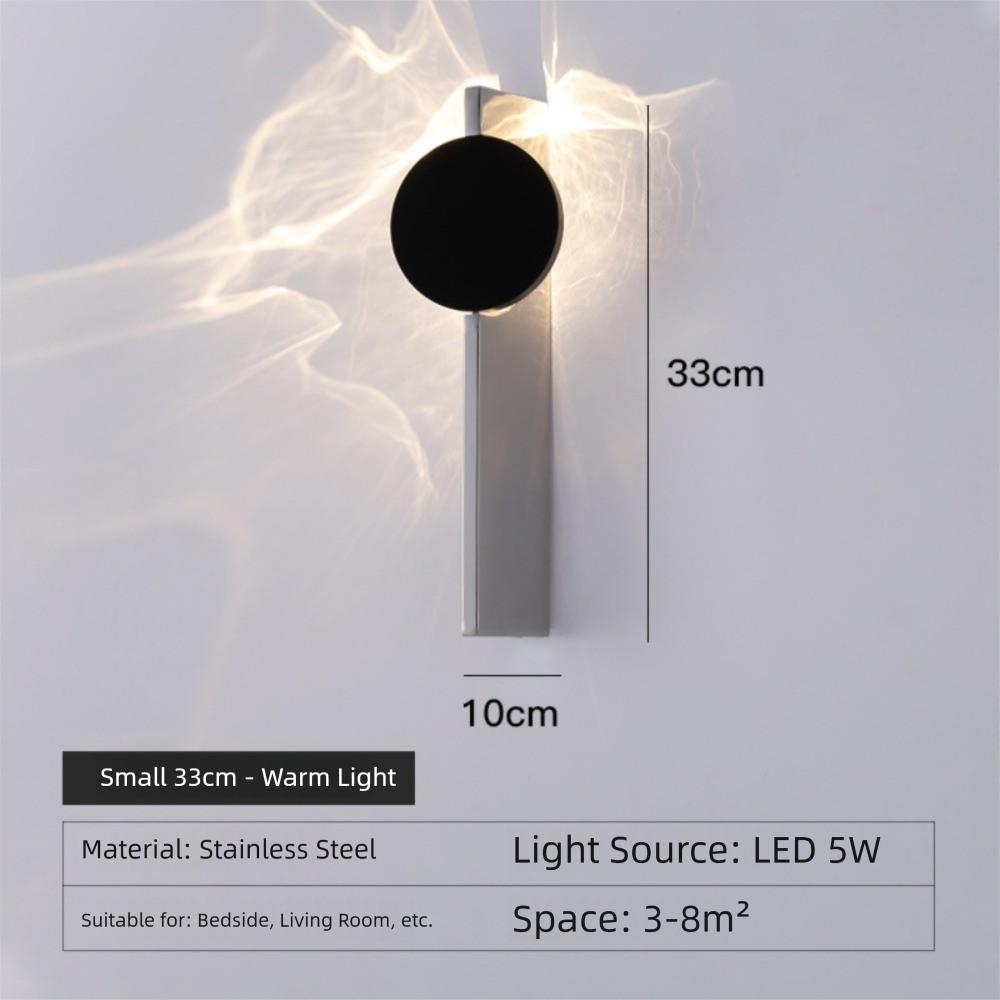 

Rotatable LED Wall Light Water Ripple Wall Sconce Lamp Minimalist Wall Lamp Hotel 33*10CM