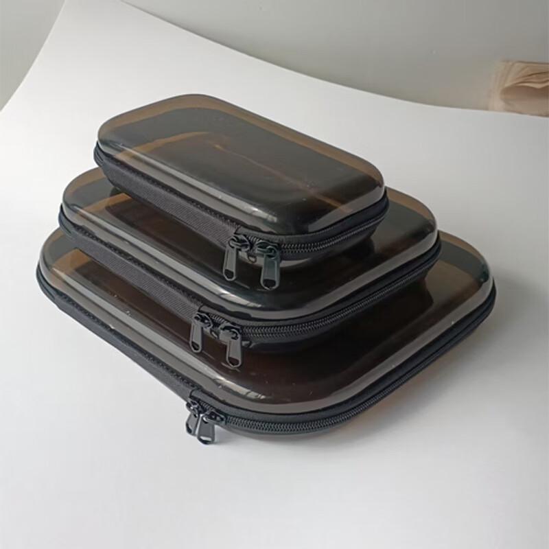 MDNGMDNG Transparent 3-Piece Toiletry Bag Set Assorted Sizes
