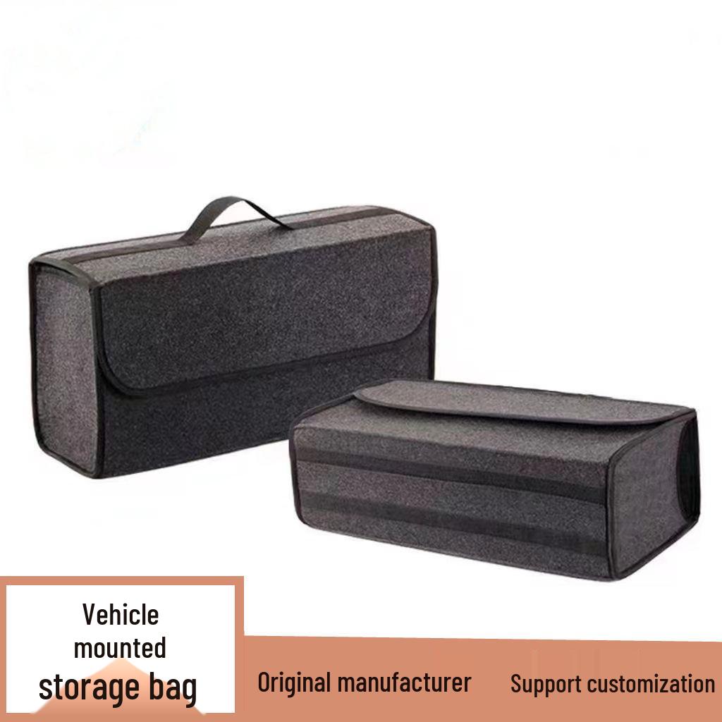 Foldable Car Trunk Storage Bag - Large Capacity Tail Box Organizer