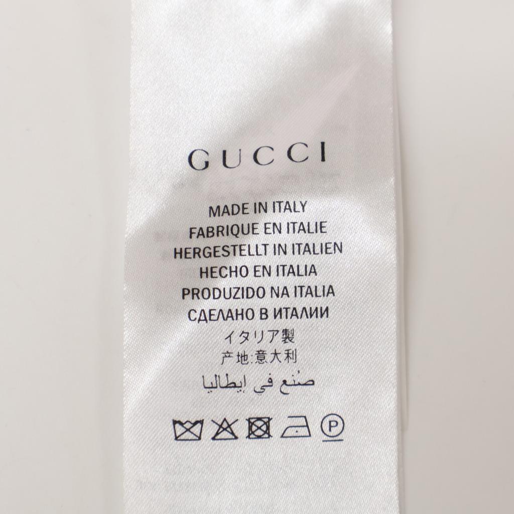Gucci [Domestically Authorized] 493517 Beaded/Sequined Bee Embroidered Cashmerex Silk Crew Neck Knit Sweater Tops XS pinkUsed