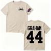 2026 Sommer Mode Trendiges T-Shirt Herren Damen Vintage Oberteil Off Campus TV-Serien T-Shirts Graham 44 Briar University Herren Damen Kleidung Mode T-Shirt
