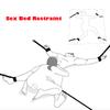 Bed Restraint Set for Sex with Handcuffs SM Bondage Kits Adult Couple Slave Game Sextoy Erotic Sexope Bed Strap System