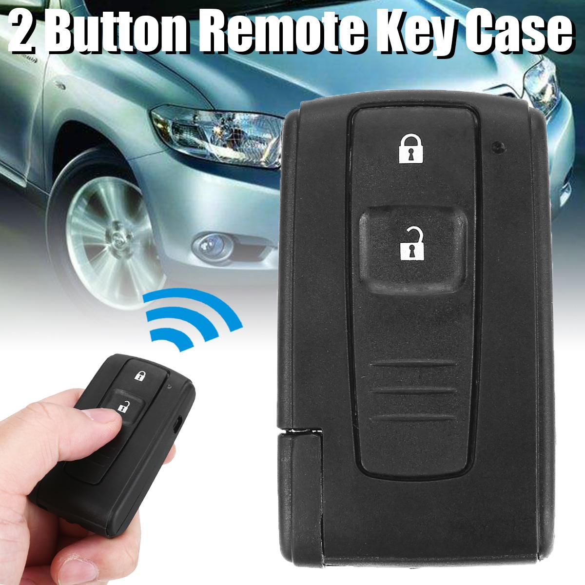 

pdtoweb 2 кнопки дистанционного брелока чехол + аккумулятор для Toyota Corolla Prius Verso