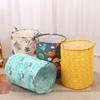 Printing Laundry Basket Bathroom Home Accessories Baskets for Bedroom Portable Storage Organizer Organizing Toy Dirty Clothes