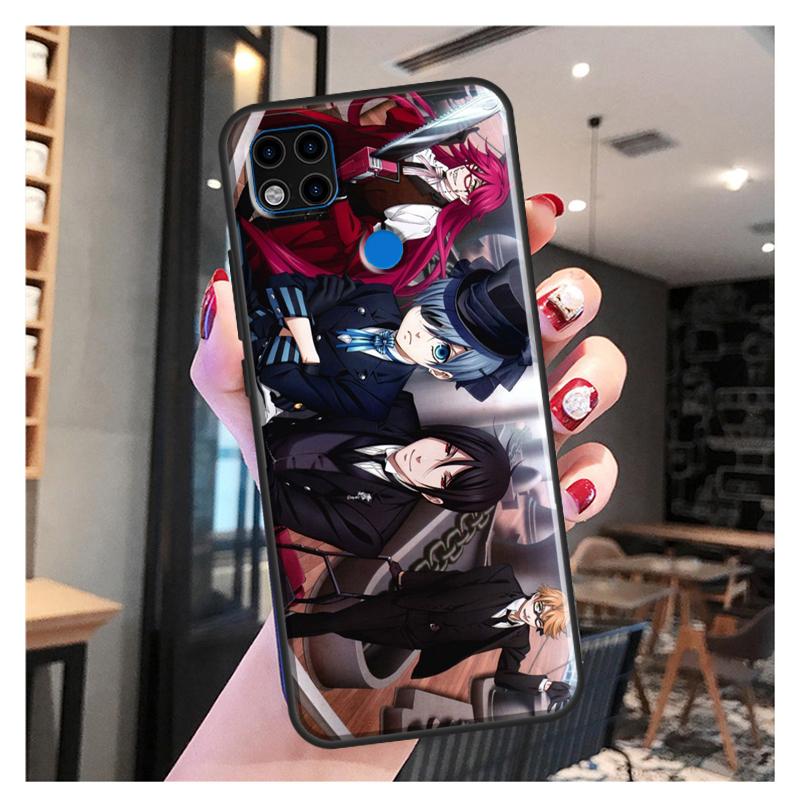 Anime Black Butler Kuroshitsuji For Xiaomi Redmi Note 11 Pro Phone Case For Redmi 9T 9A 9C 9S 10S Note 9 10 Pro Back Cover
