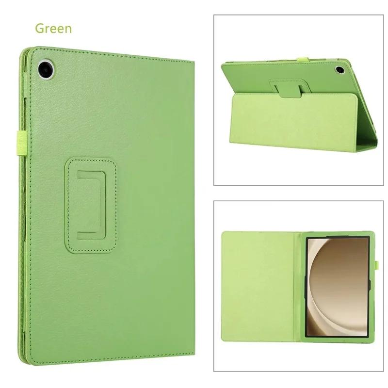 Θήκη Κάλυμμα για Samsung Tab A9 Plus 11" Λεπτή Αναδιπλούμενη Σταντ Αναδιπλούμενη Θήκη Δερματίνη PU για Samsung Galaxy SM X210 X215 X216 X218 Θήκες
