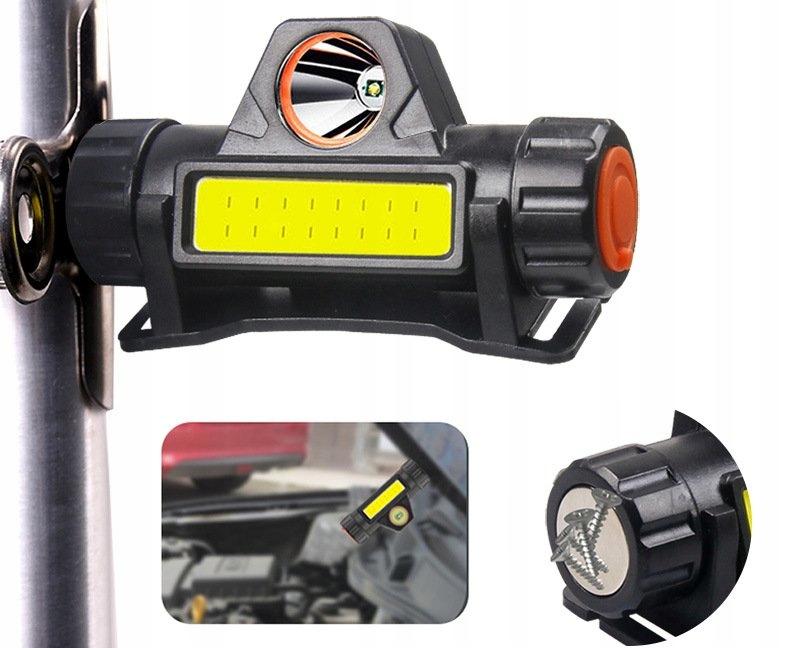 Led Headlamp Magnet Usb Rechargeable Strong Xpe Cob