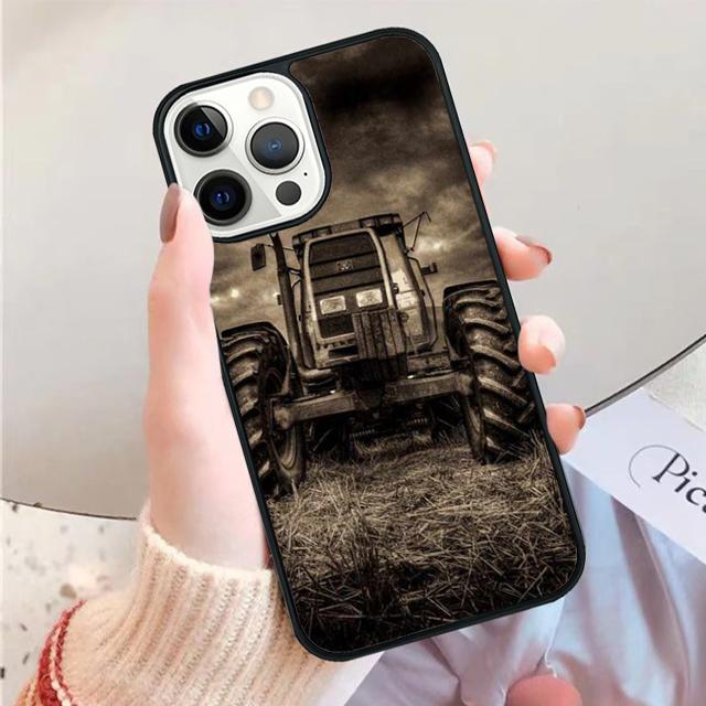 Farm Vehicle Tractor Phone Case Cover For iPhone 17 Air 15 16 14 Plus 11 12 13 Pro Max Apple max