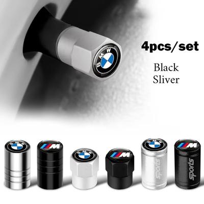 4 st Bildeckdäckventilhattar Stamöverdrag Tillbehör För BMW M E46 X1 X3 X4 X5 X6 F48 G01 E84 E83 F39 F10 F30 G11 G07 G80 G60E60
