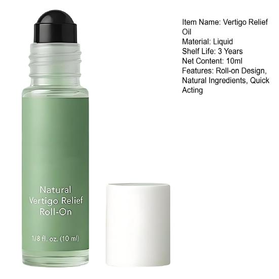 1/2/3 stk 10 ml Vertigo Lindrende Rulle Eterisk Olje Naturlige Ingredienser Rasktvirkende Bærbar Reise Anti-Svimmelhet Roll-On Eterisk Olje
