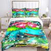 Venusaur'S Cosmic Bloom Print 3Pcs Bedding Set,Duvet Cover with 2 Bedro,Pillowcase Home Birthday Gift