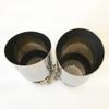 1PCS  304 Stainless Steel Universal Automobile Exhaust Pipe Muffler Car Accessorie Modification  X