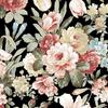 20-ct 6.5 Black Rose Floral Napk for Decoupage - Decorative Paper for Mother's Day, Shabby Chic Dinner - Kate