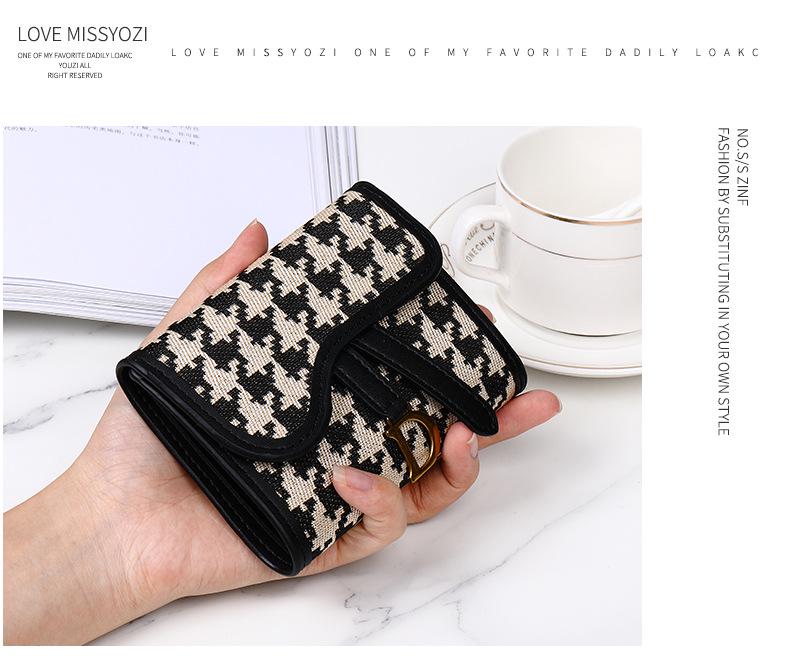 Europäische & Amerikanische Retro Dreifach-Geldbörse für Damen – Große Kapazität mit D-Schnalle und Mehrfach-Kartenfächern