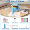 NEW Kids Drawing Robot with 100 Cards Interactive Educational Auto Drawing Robot for Boys Girls Preschool Learning