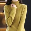 Autumn and Winter New Style Women's High Neck Sweater Casual Warm Loose-Fitting Top