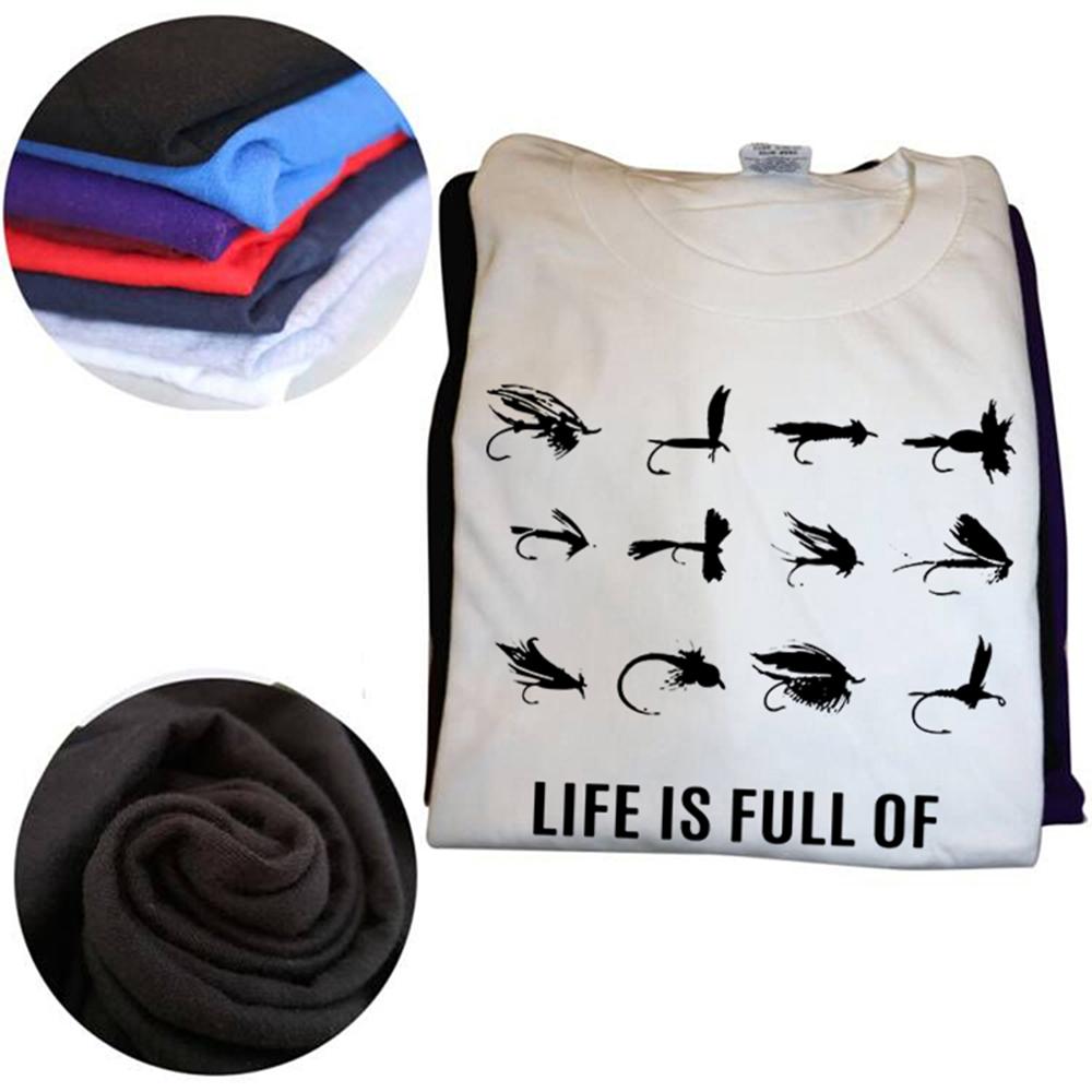 Lustige Fliegenfischen Fischer T-Shirts Grafik Baumwolle Streetwear Kurzarm Geburtstagsgeschenke Sommerstil T-Shirt Herrenbekleidung