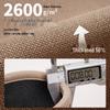 Washable Natural Linen Foldable Entrance Mat - Dirt-Wiping Large Hallway Rug