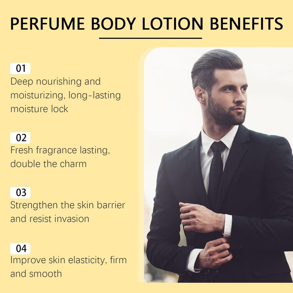 Parfüm-Körperlotion, Körperlotion, Körperfeuchtigkeitscreme, spendet der Haut Feuchtigkeit, bildet eine wasserabweisende Barriere, spendet dauerhaft Feuchtigkeit