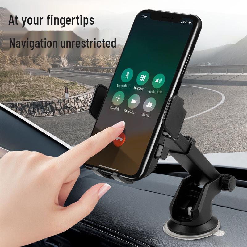 Universeller Saugbecher Auto-Handyhalter mit Automatikverschluss für Armaturenbrett-Navigation