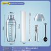Set Shaker per Cocktail e Tè con Frusta e Bastoncino Tritaghiaccio