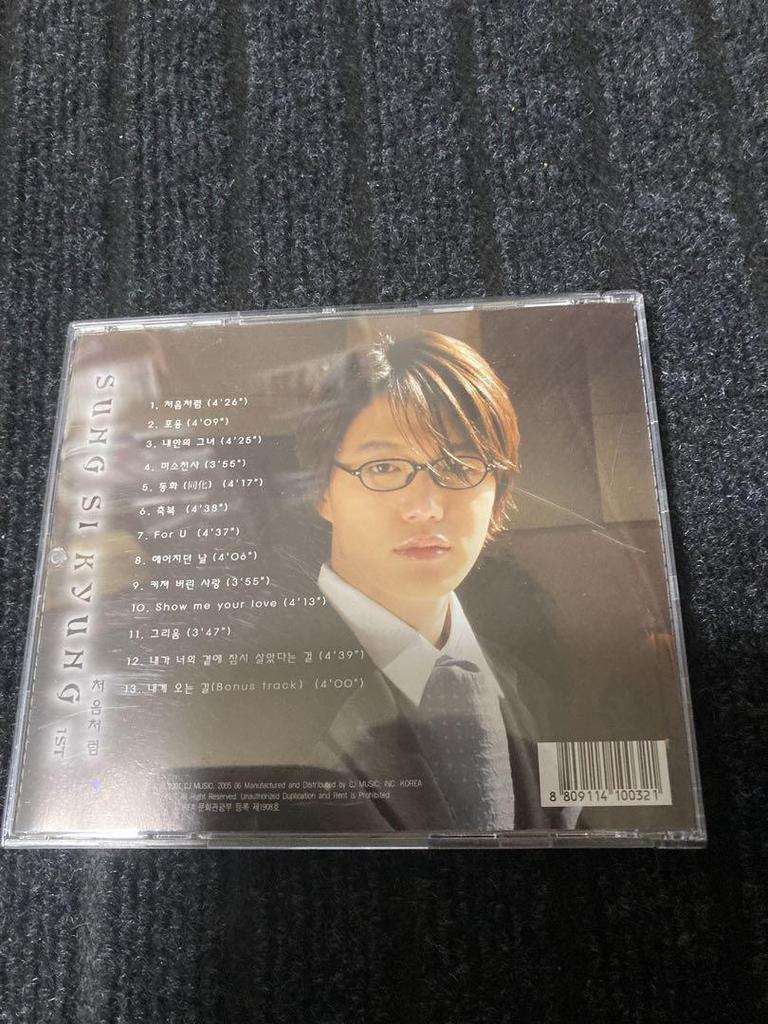 [USED] SUNG SI KYUNG / 1ST Like the First Time [Import]