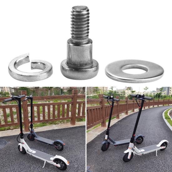 2 Pcs Scooter Rear Wheel Fixed Bolt Screw Metal Fixed Screw Replacement for Xiaomi M365/PRO Electric Scooter Parts Accessories