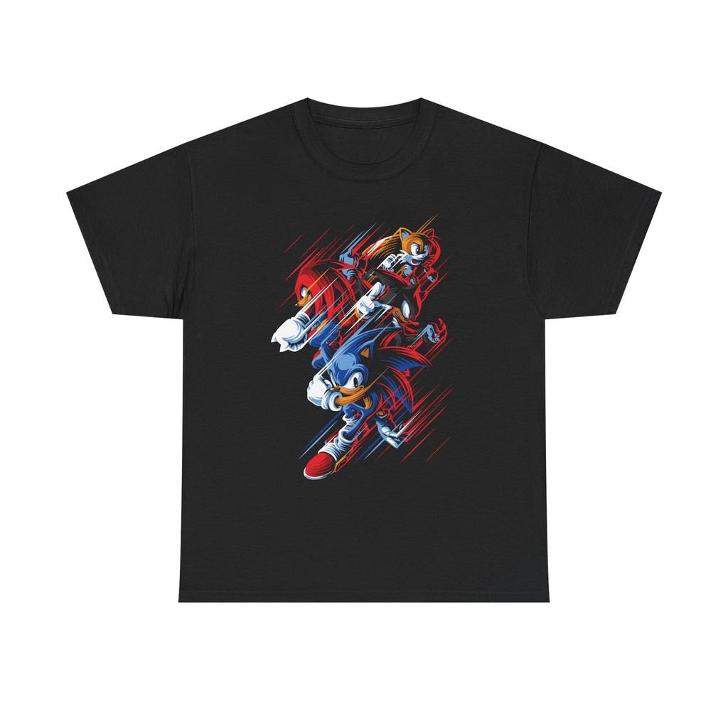 Speed Blur Sonic and Tails Tee | Retro Video Game Art