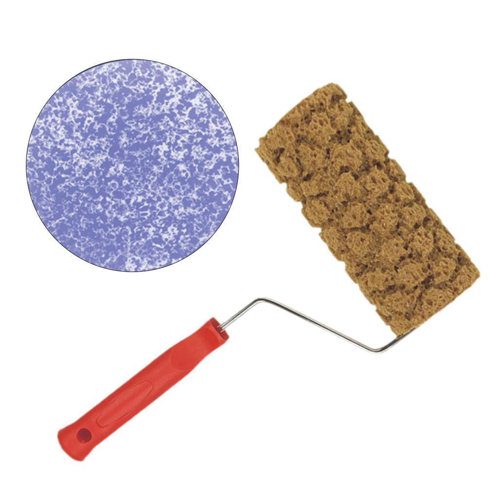 Sponge Paint Roller DIY Tool Art Decorator Sturdy Texture Painting Brush Tool Wall Painting for Interior Garden Door Ceiling