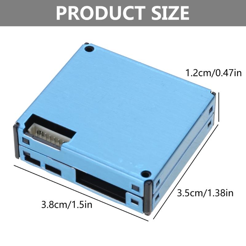 Laser-Staubpartikel-Sensormodul erkennt PM, Erkennung der Luftqualität in Innenräumen, Umweltüberwachung, passend für Luftreiniger