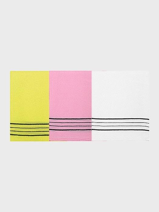 Полотенце Songwol Новое Массажное Скраб [5 шт.] 5 pink sheets