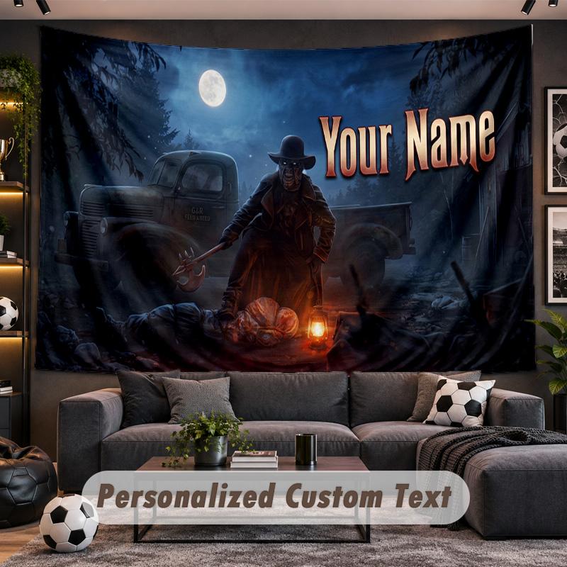 Jeepers Creepers The Creeper Personalized Tapestry Support Custom Name, Wall Art Home Decoration