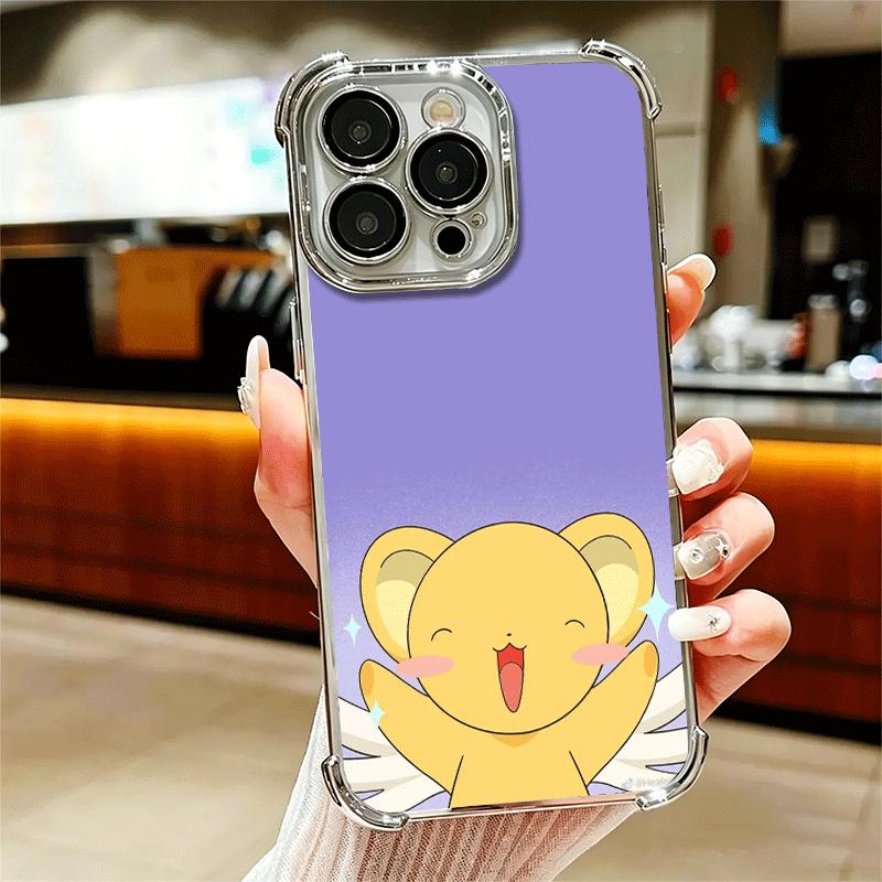 

Чехол для телефона с покрытием Cardcaptor Sakura Cute Girl для iPhone 16 17 Pro Max Air 16E 14 15 Plus 12 13 Mini, противоударный чехол с подушкой безопасности iPhone 16 Pro Max