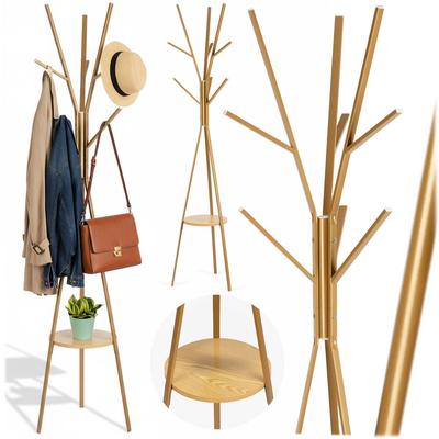 Massido Ms-869 Standing Metal Clothes Hanger With Shelf