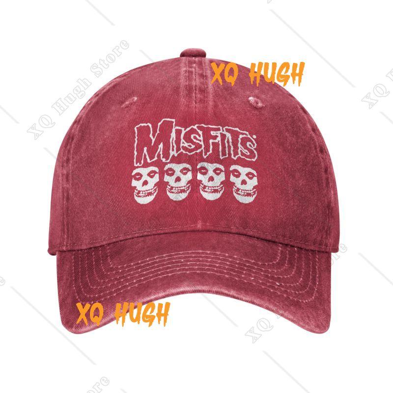 

Custom Horror Punk Rock Misfits Skull Baseball Cap Sports Cotton Snapback Caps Men Womens Adjustable Dad Hat Baseball Cap