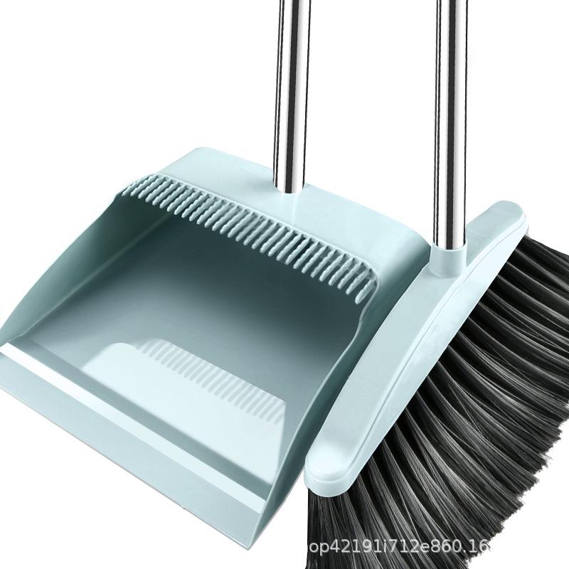 Li Lin Soft Bristle Broom and Dustpan Set with Teeth - High Quality Household Sweeping Combo