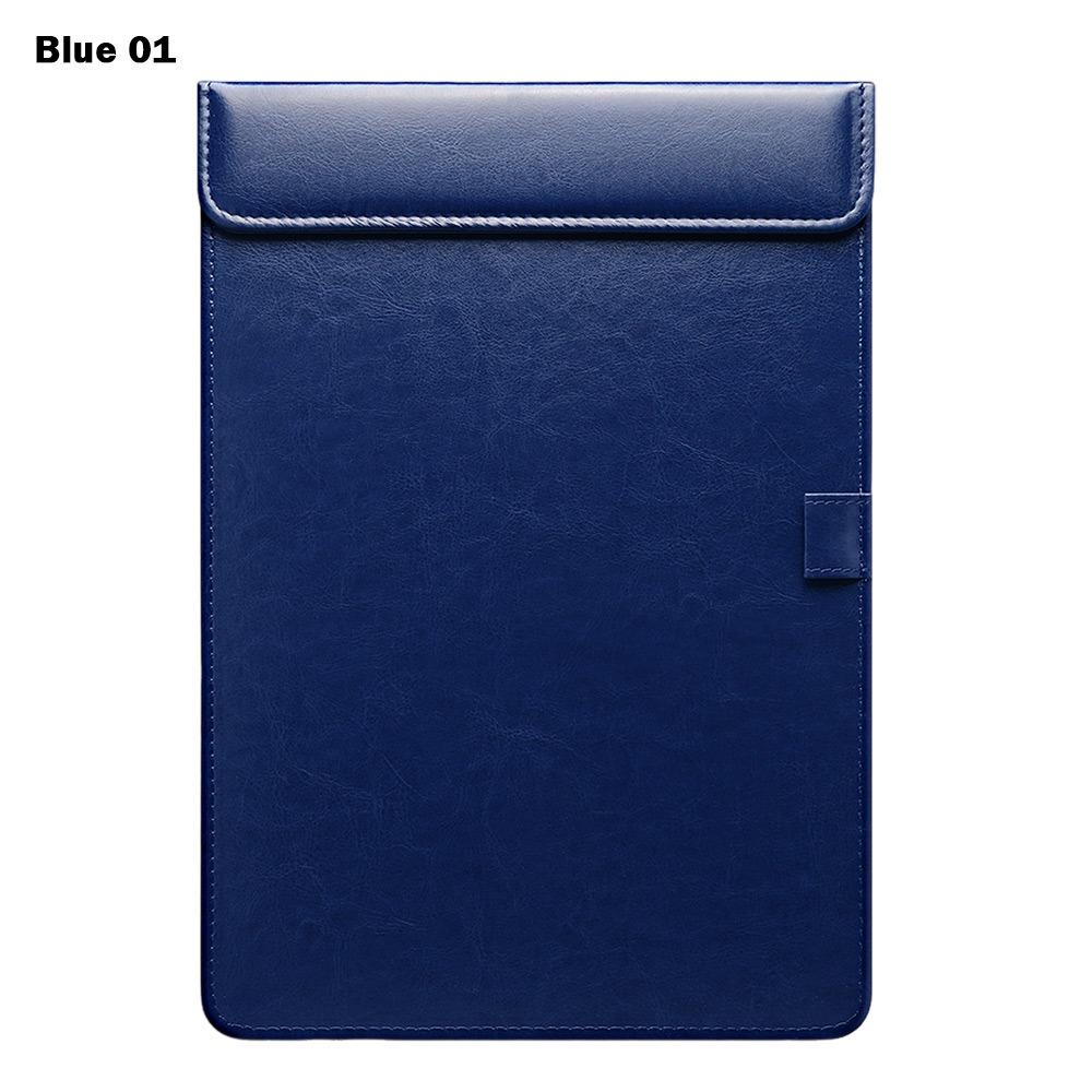 PU Leather Signature Writing Pad Magnetic Absorption Clip Board Writing Clipboard  School Office