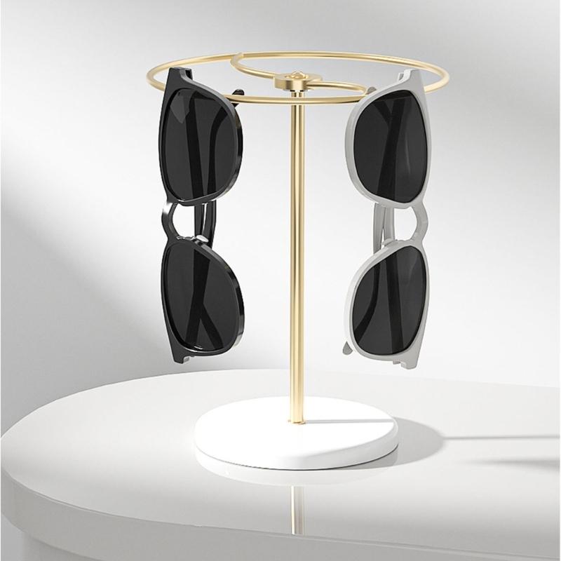 360 Degree Metal Eyeglass And Sunglasses Display Stand Featuring Sturdy Construction Modern Design For Secure Showcase