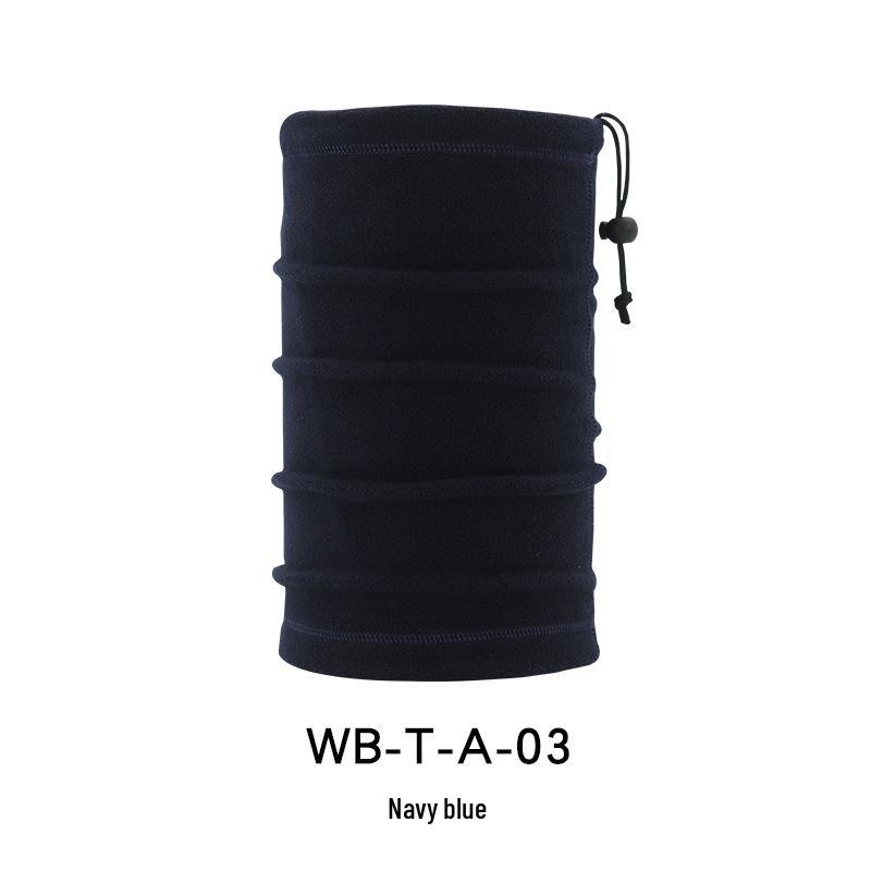 

Ruidong Autumn/Winter Fleece Neck Gaiter & Ski Mask for Cycling and Sports 25*30 cm тёмно-синий