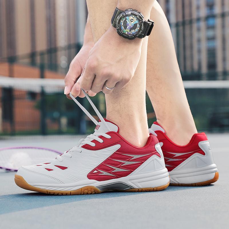 Badminton Shoes Breathable Men's/Women's Tendon-soled Non-slip Training Shoes Couples' Sports Shoes Men's Table Tennis Shoes