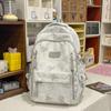 Schoolbag Fresh Sea Salt Blue Youth Vitality Primary and Secondary School Students Grades 1-9 Backpack High Value Multi-compartment Design Backpack