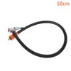 Reifenfüllschlauch M6 Verriegelbarer Luftdruckprüfer Mit Luftschlauch, Standard-Reifenventil Feingewinde, Füllschlauchadapter