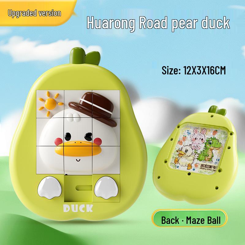 Children's 3D Animal Sliding Puzzle - Educational Toy for Early Learning and Cognitive Development.